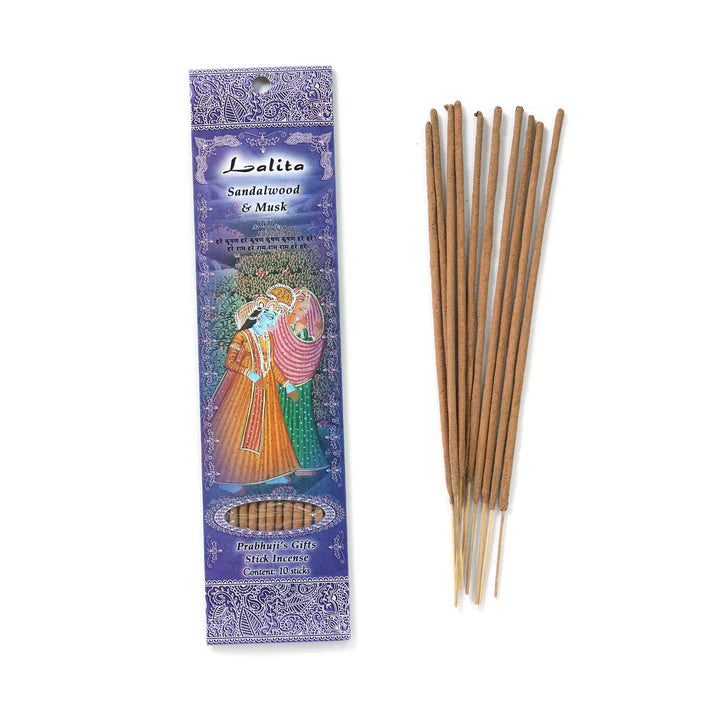 lalita incense package and incense