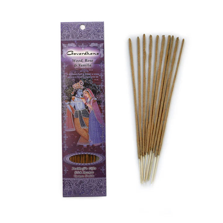 govardhara incense package and incense