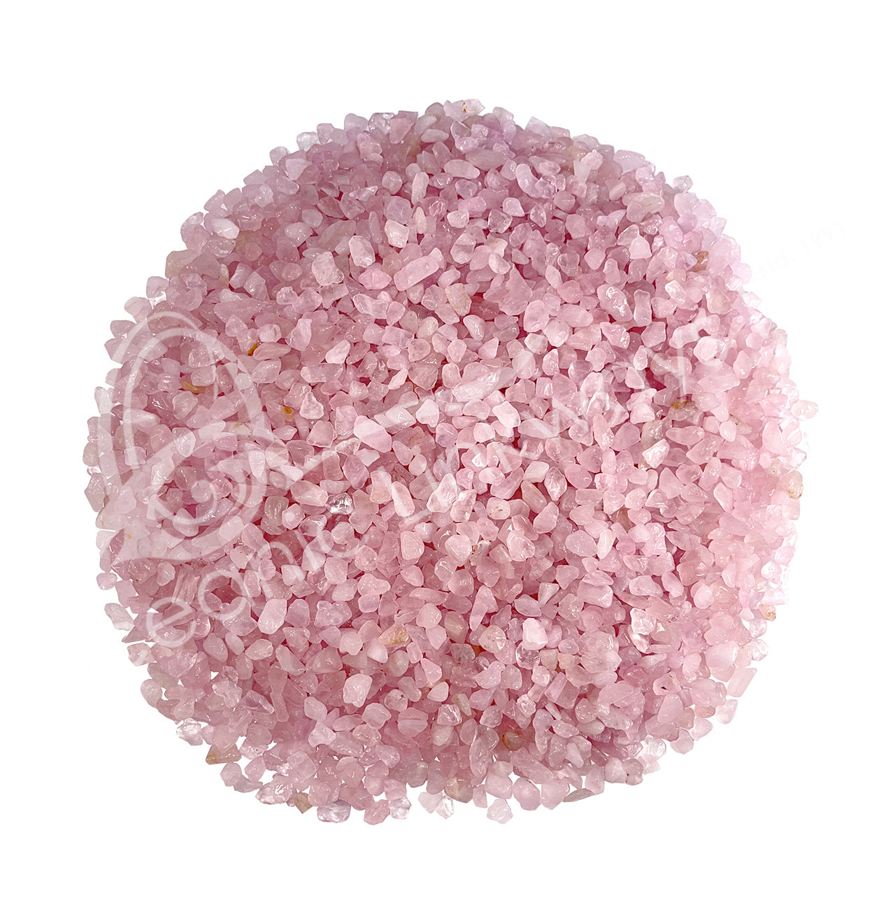 Quartz Rose Chips Tumbled 1 oz