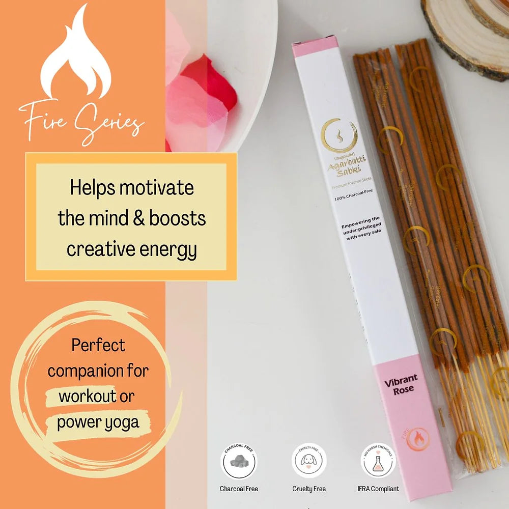 Image of Vibrant Rose incense stick