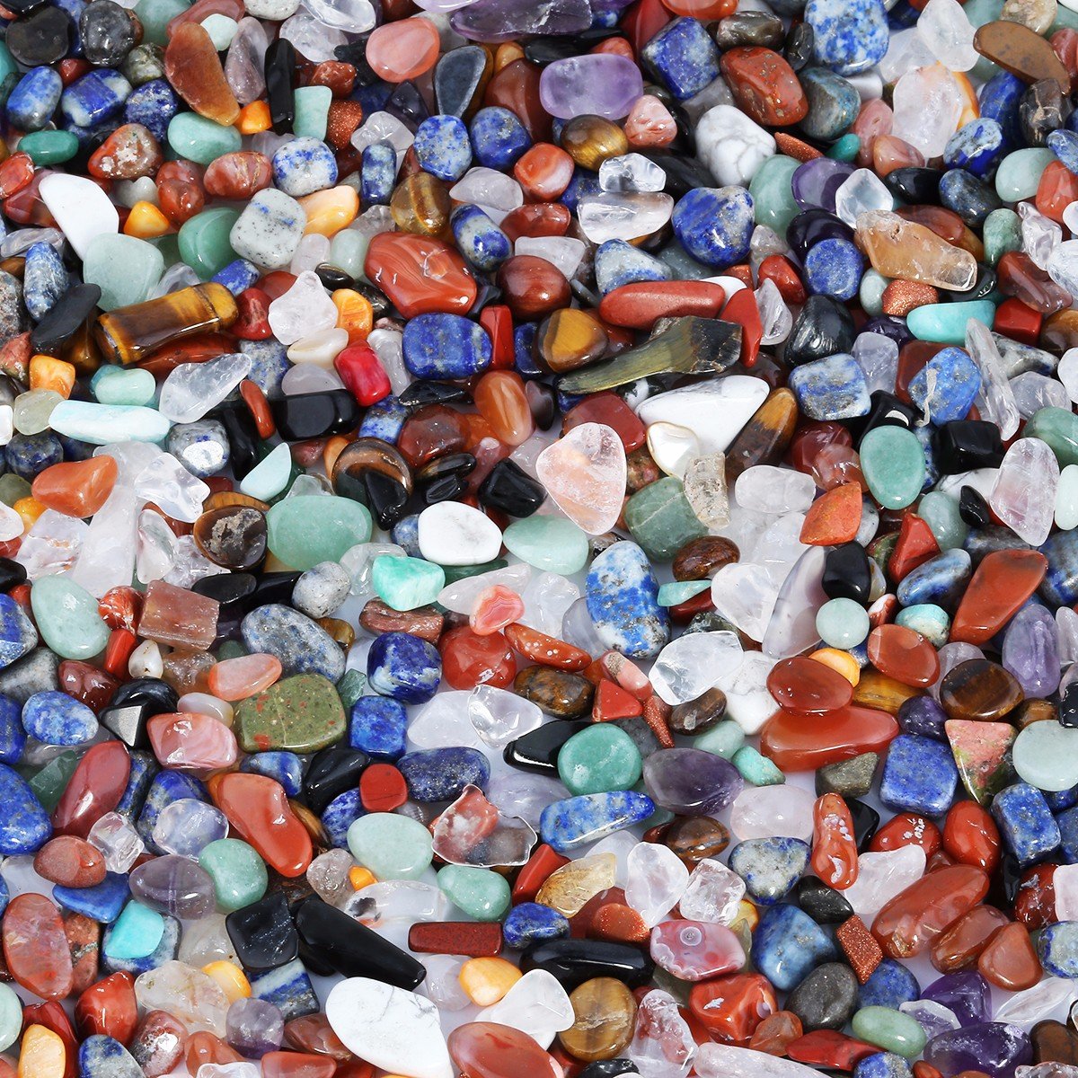 Mixed Stone Chips Tumbled 1 oz bag