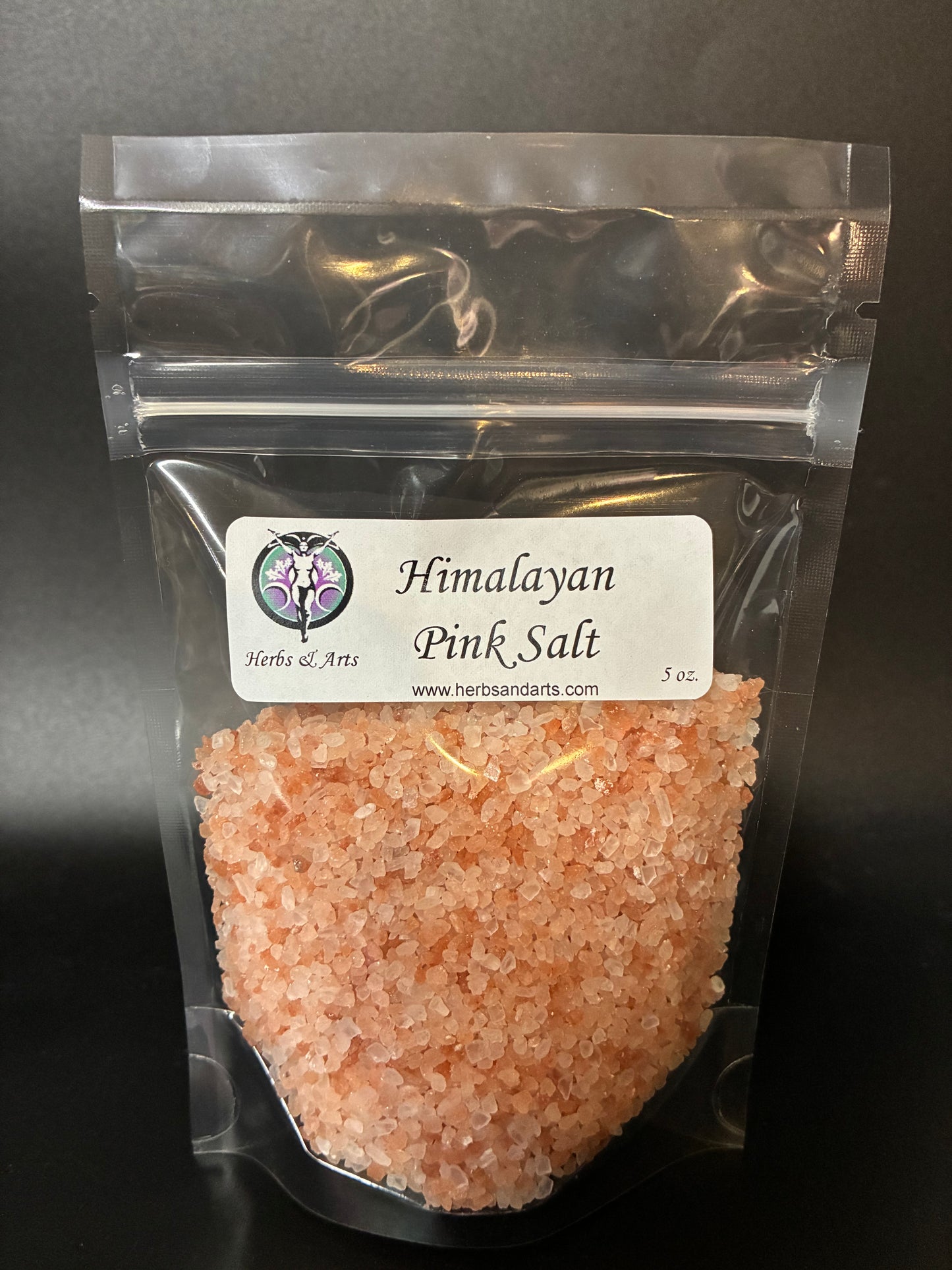 Himalayan Salt in plastic bag