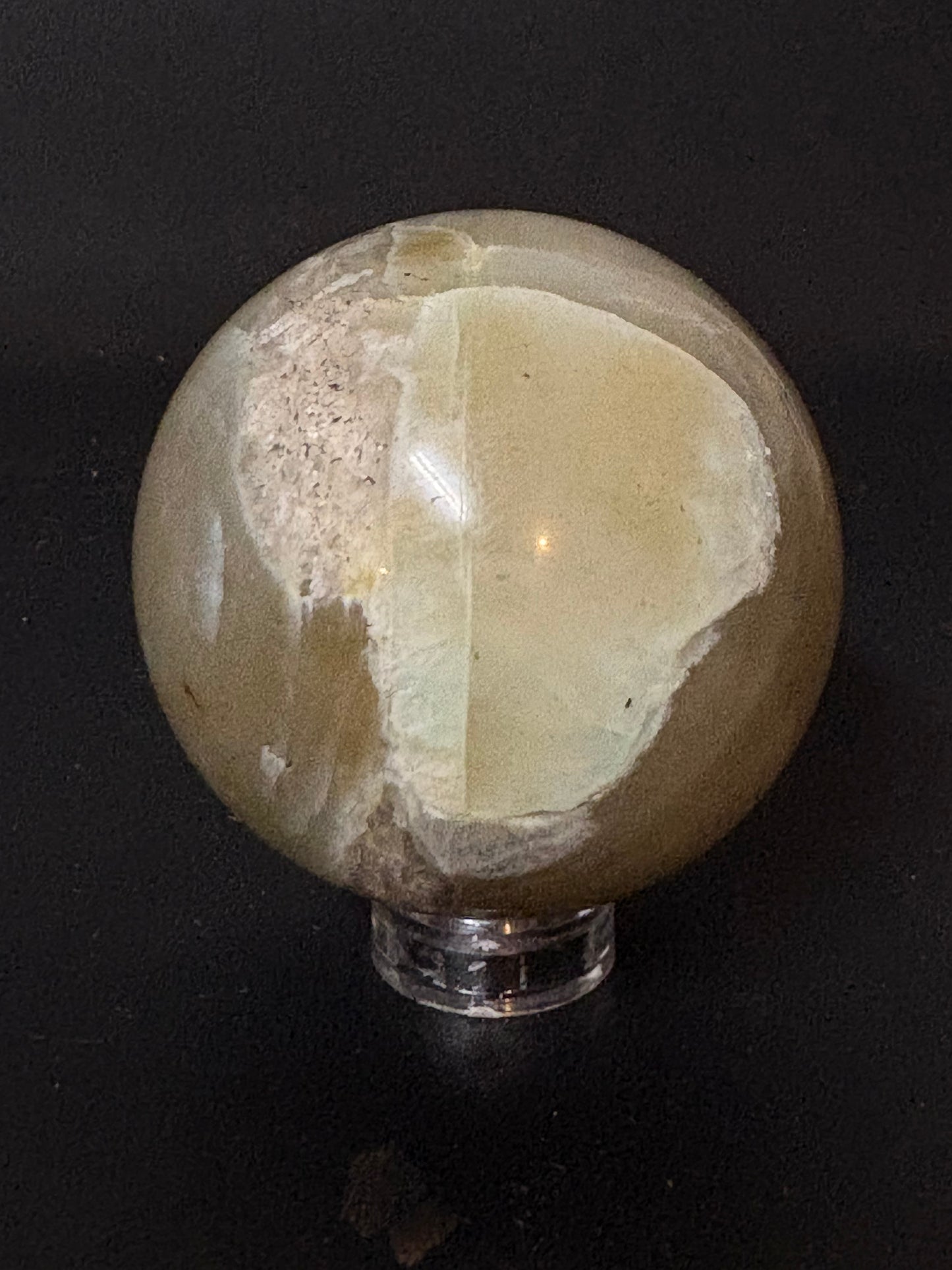 green moonstone sphere