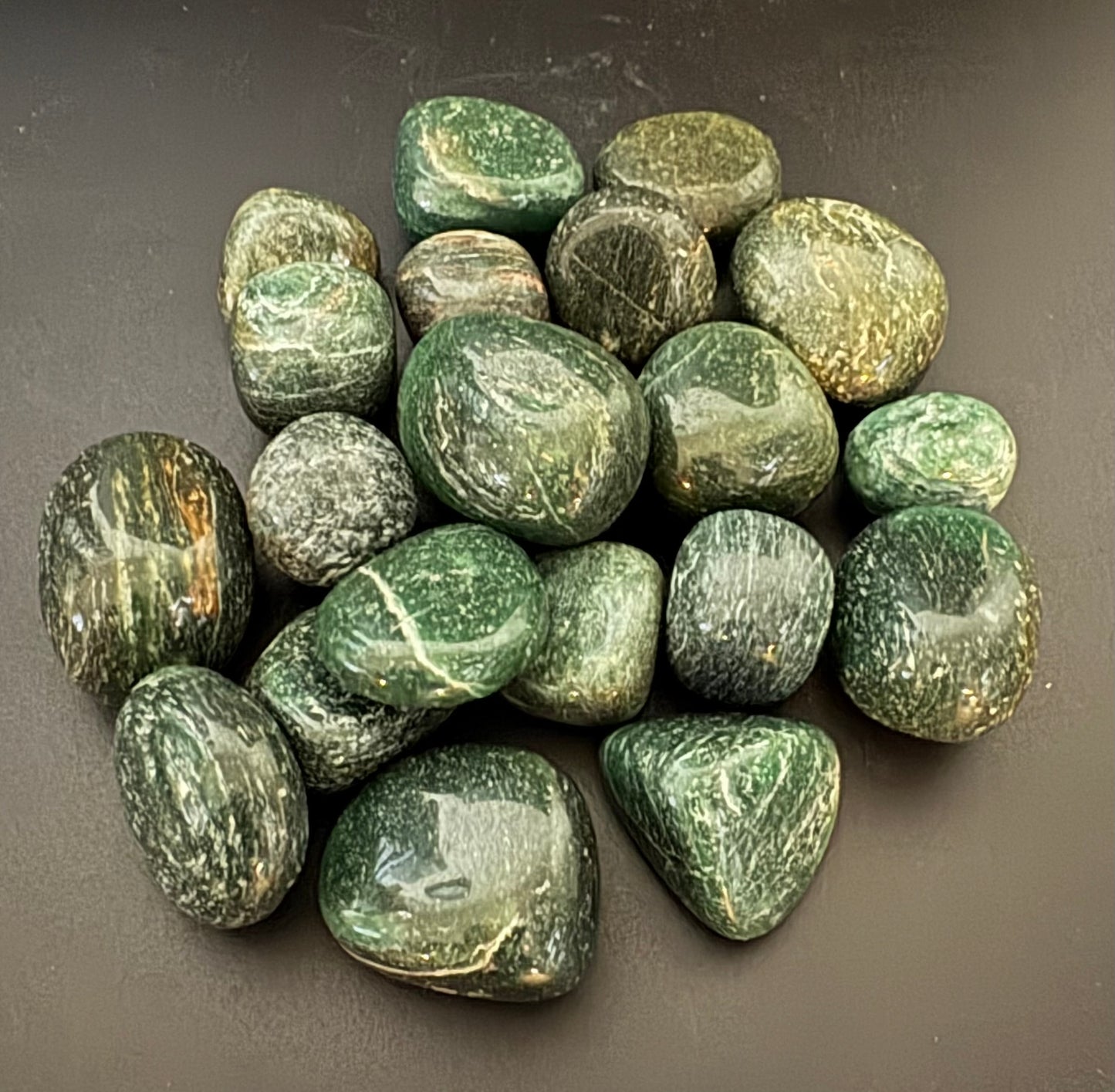 Jade Dark Green Tumbled 4.00