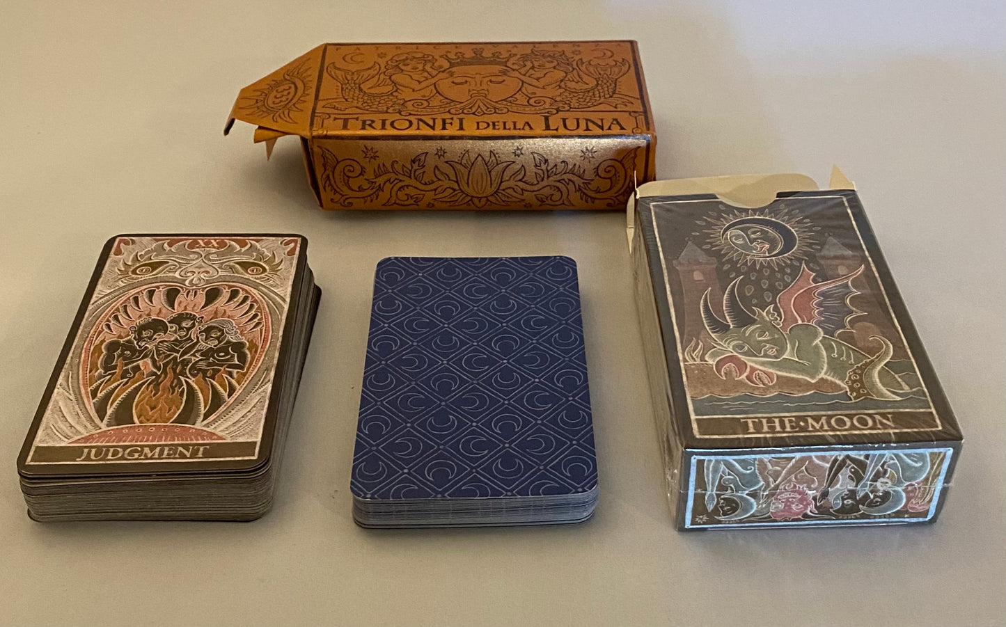 tarot deck and box