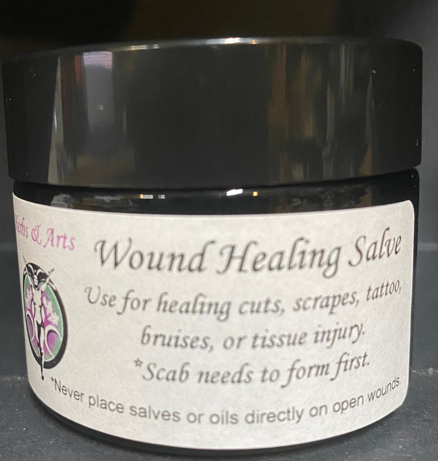 Wound Healing Salve Jar 2 oz