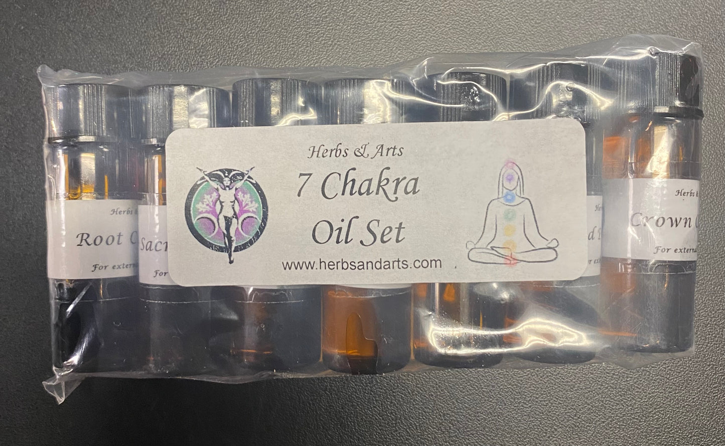 Seven Chakras House Blend Oil Kit 1 Dram ea