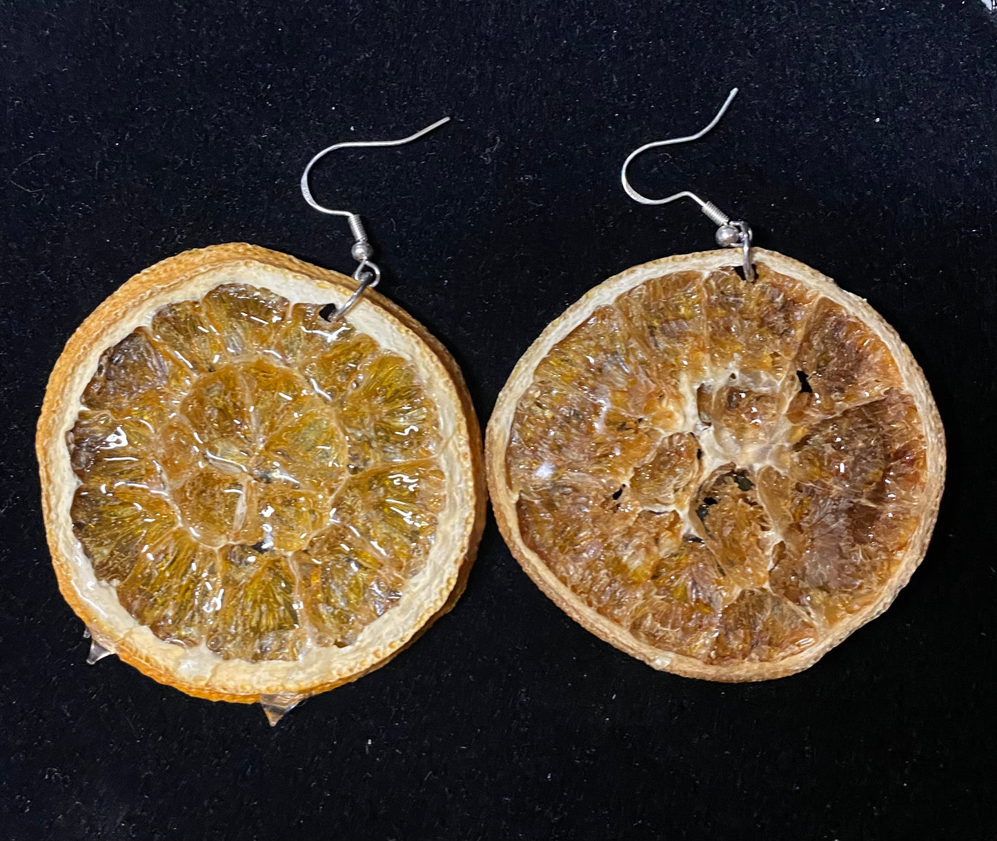 Earrings Orange Slices