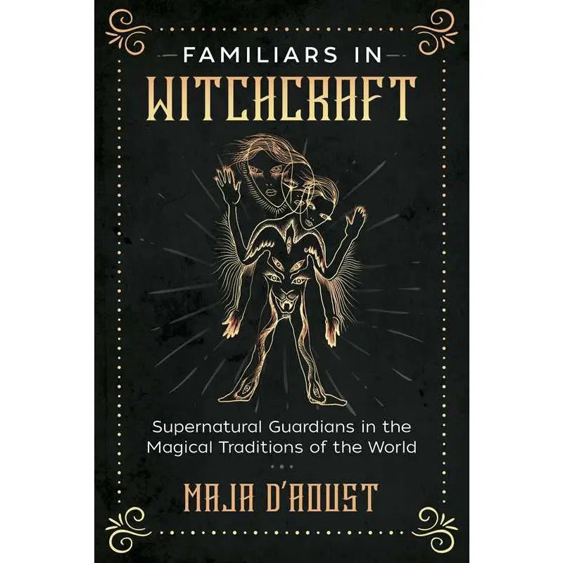 Familiars in Witchcraft book cover on a white background