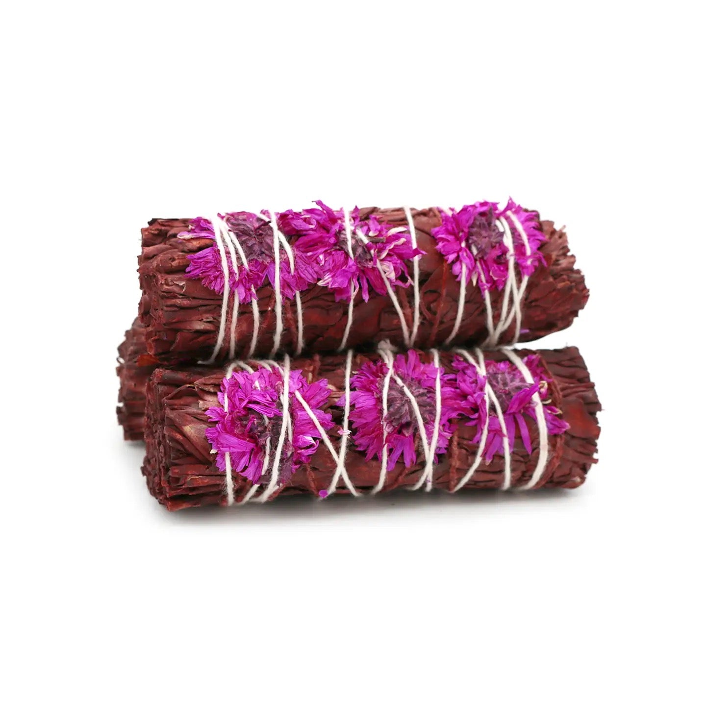 Smudge Dragons Blood Sage Floral Pink
