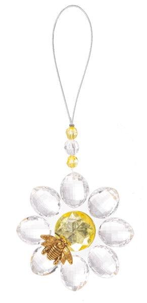 Ornament Daisy Bee Acrylic clear
