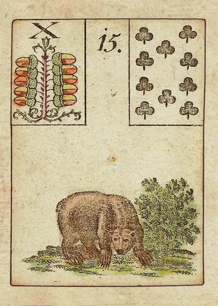 Ur-Lenormand The Primal Lenormand example card bear