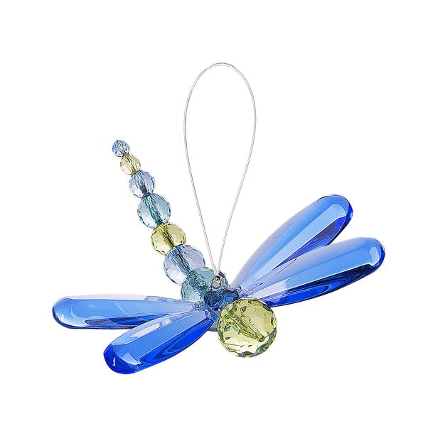 Ornament Dragonfly Acrylic blue