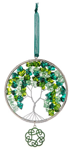 Ornament Tree of Life Green Celtic Acrylic