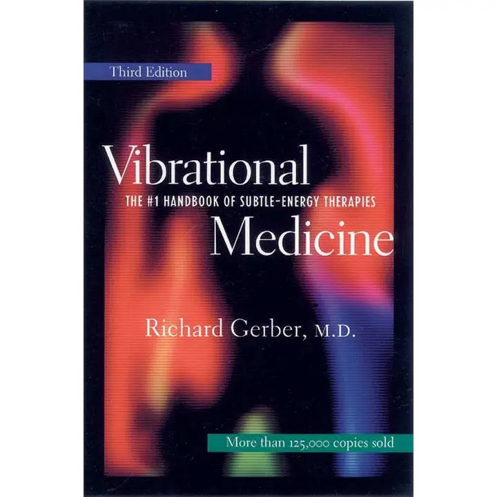 Vibrational Medicine book cover reds and blues