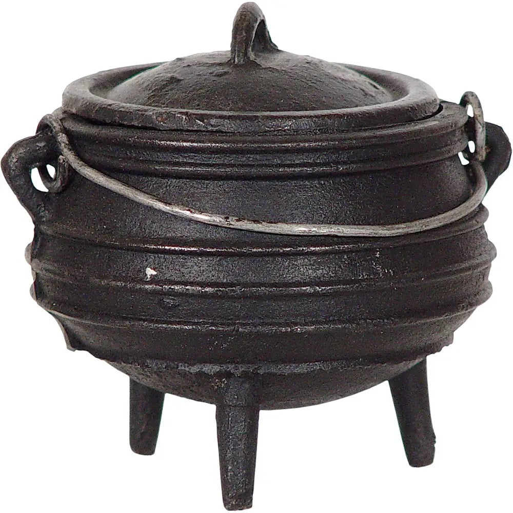 Cast Iron Cauldron Medium 5.5 in Striped