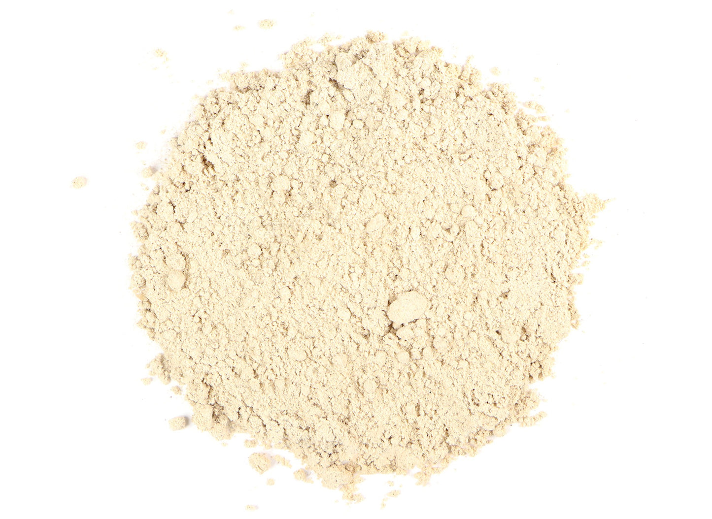 image of Slippery Elm Bark Powder Organic, beige on white backgrouond