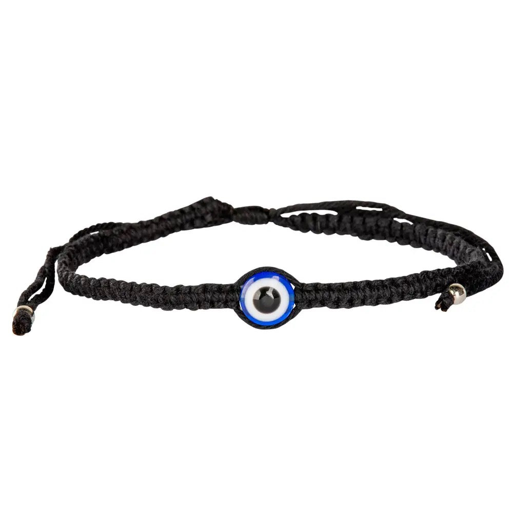 Bracelet Evil Eye Pull Tie black