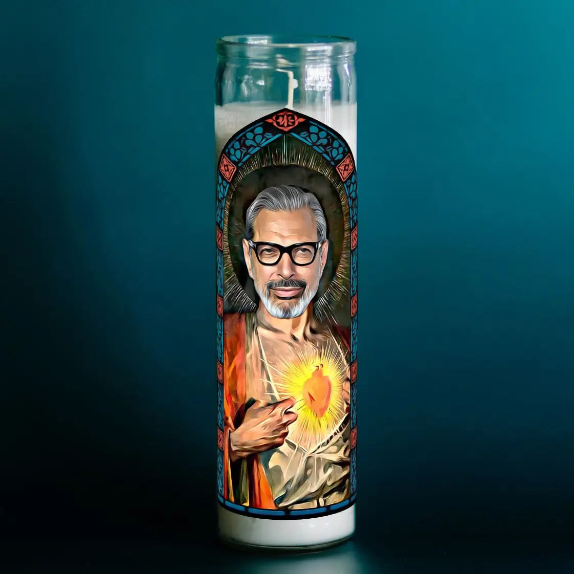 Candle 7 Day Saint Jeff Goldblum