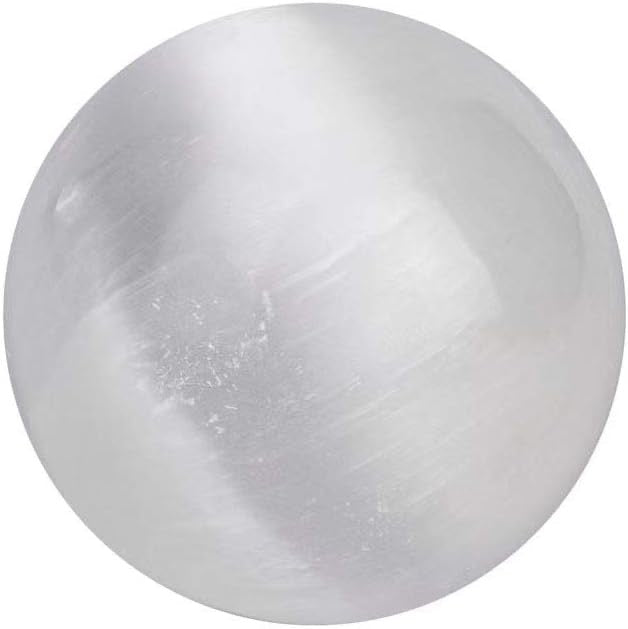 Round white stone on a white background