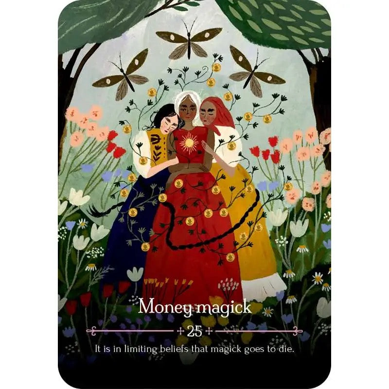 Seasons of the Witch Litha Oracle Money Magick card