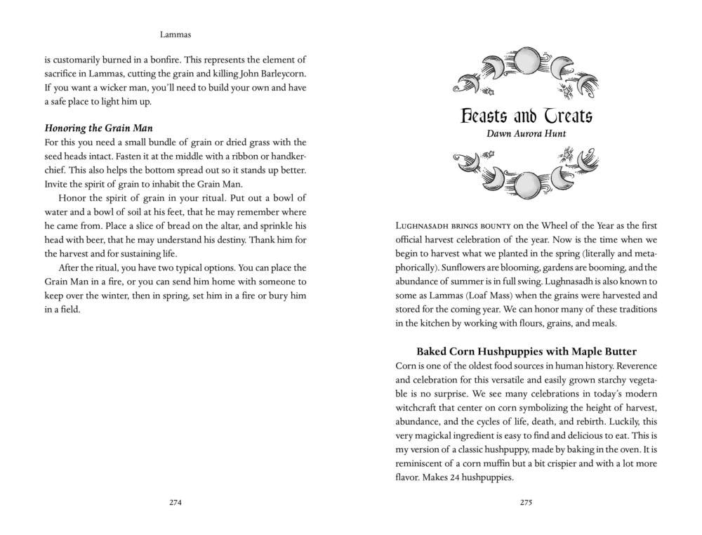 A scanned printed page with two columns of black text on an off-white page, featuring decorative headings 'Lamasart' and 'Feast and Create' with the subtitle 'Café Aurora 1998.' This is not a product photo, packaging shot, lifestyle image, measurement chart, color swatch, or instruction diagram, so subject_type is Other.