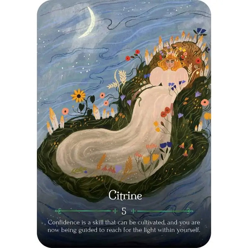 Seasons of the Witch Lammas Oracle Citrine card