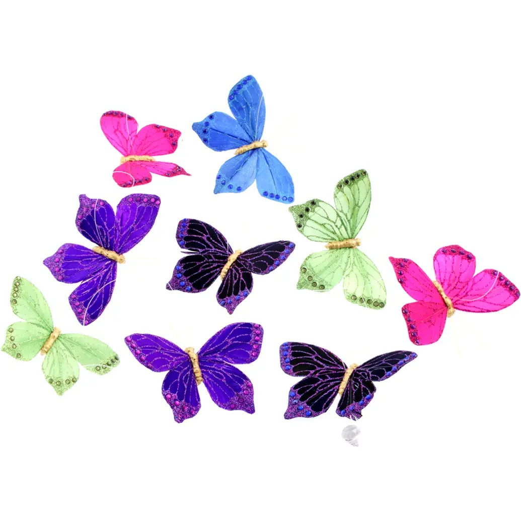 Garland Royal Jewels Butterflies Glitter