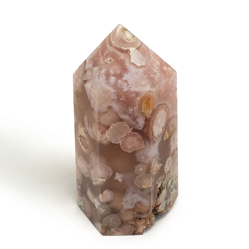 Flower Agate Tower 7.5 - 8.5 cm