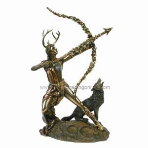 Statue Artemis Wolf