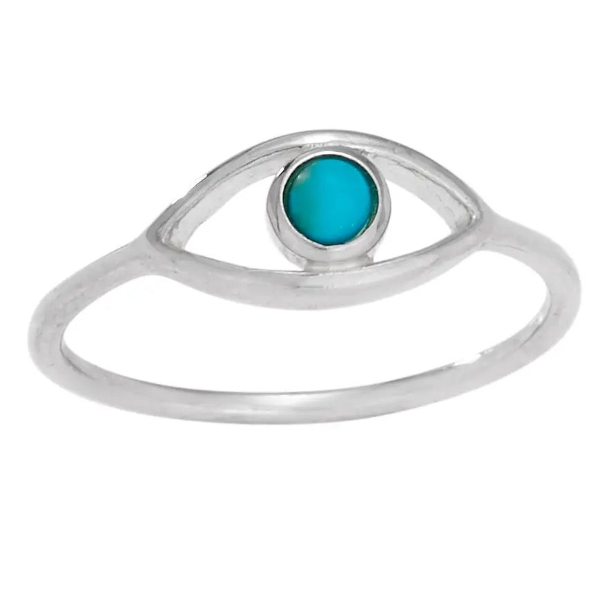Ring Evil Eye Turquoise