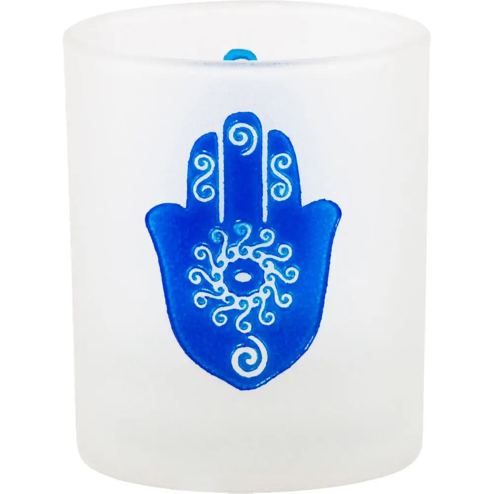 Candle Holder Votive Frosted Fatima