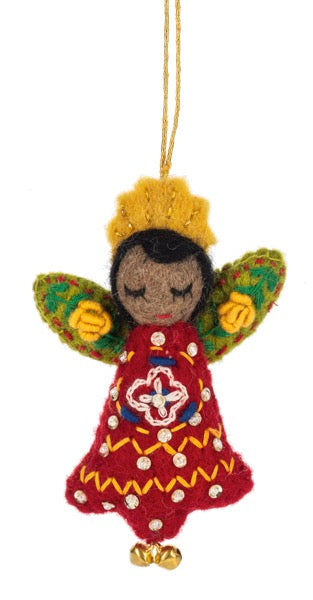 Ornament Angel Felted