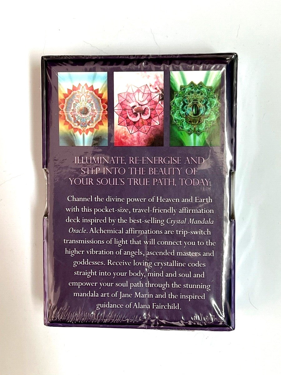 Crystal Mandala Activation Cards Pocket Back