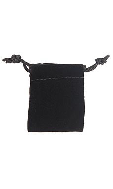 Bag Velvet Black 3 x 3