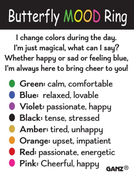 Ring Butterfly Mood card