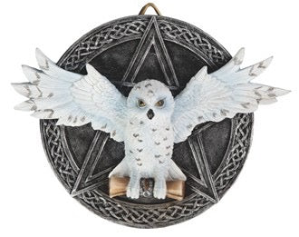 Plaque Owl Pentacle