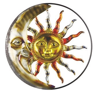 Plaque Celestial Moon Sun