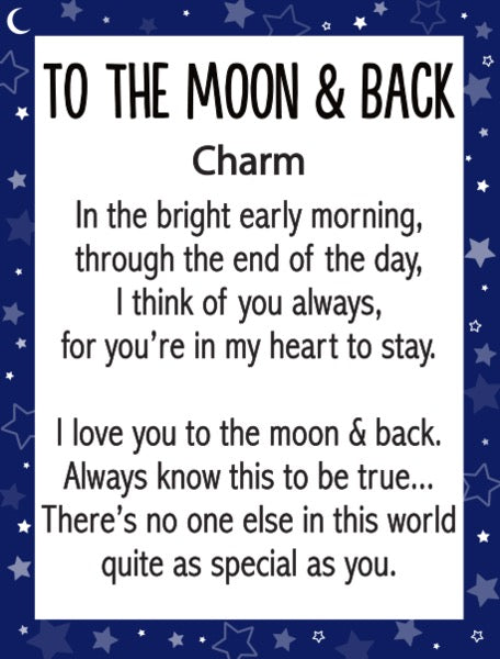 Charm To the Moon and Back card