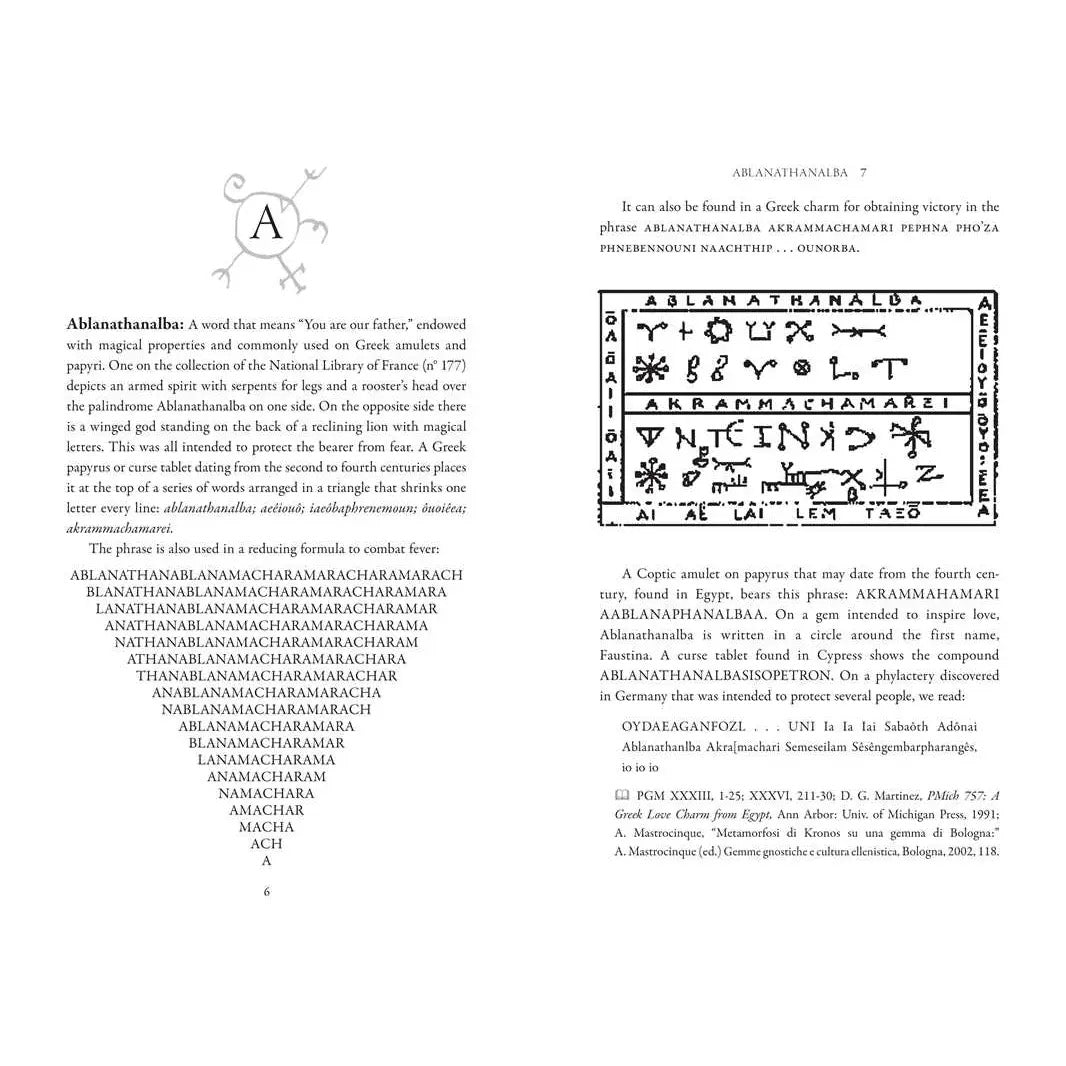 Dictionary of Ancient Words and Spells