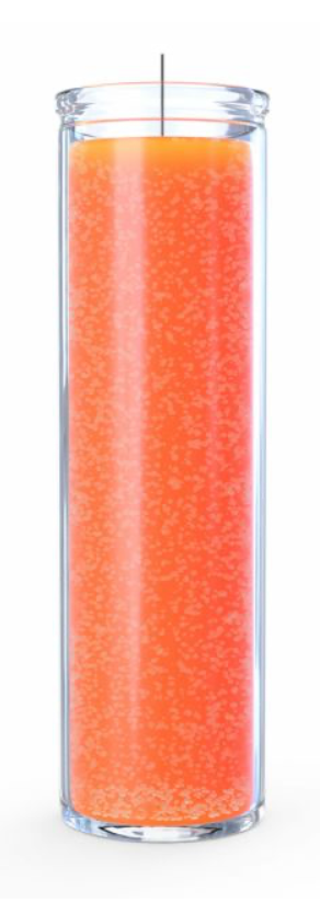 Candle 7 Day Orange