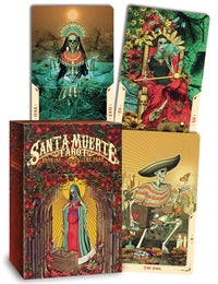 various cards from the Santa Muerte Tarot