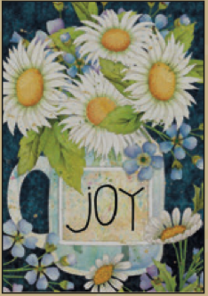 Greeting Card Daisy Joy Jug Birthday