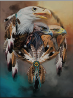 Greeting Card Eagle Spirit Birthday