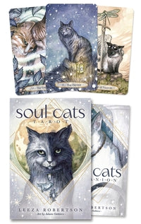 various cards from the Soul Cats Tarot
