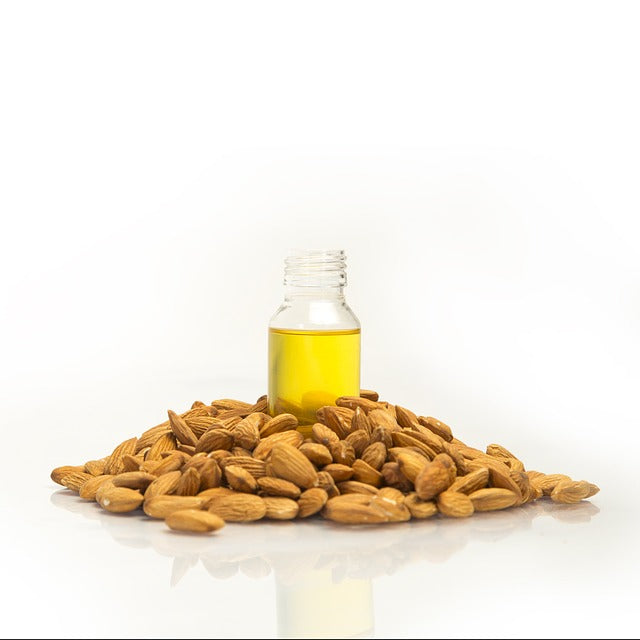 Almond Sweet Oil and almonds