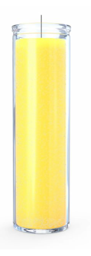 Candle 7 Day Yellow