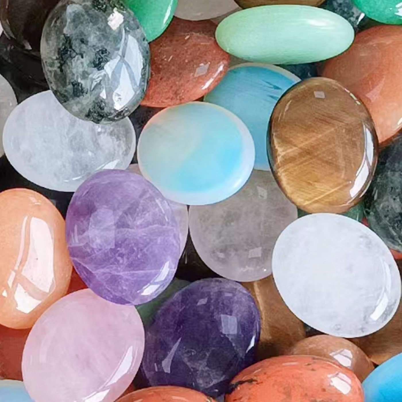 Palm Stones Assorted Colors