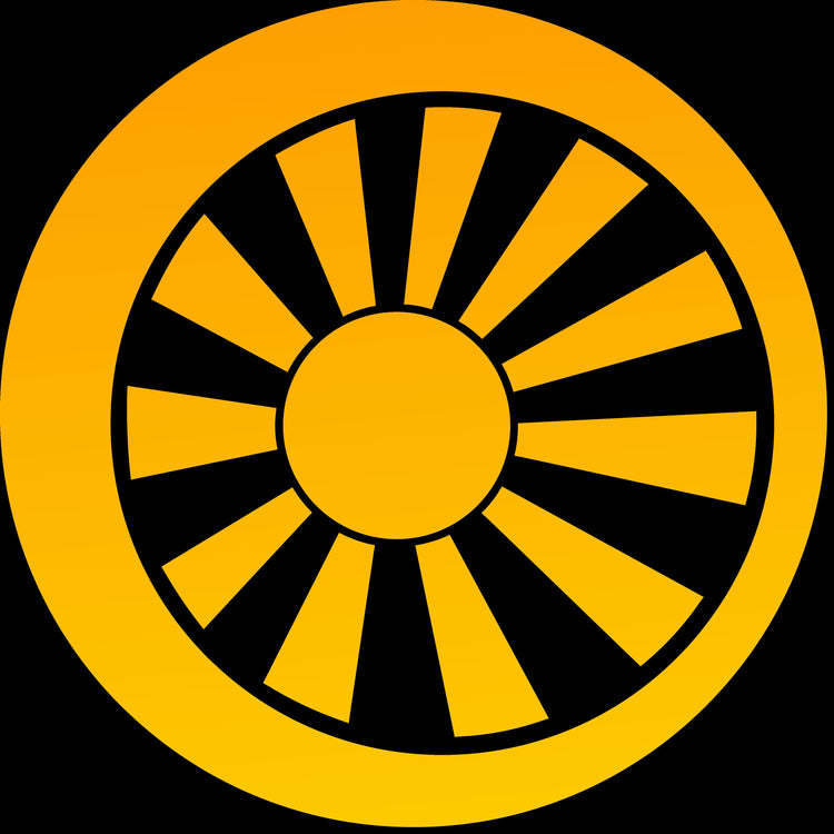 Sun wheel yellow