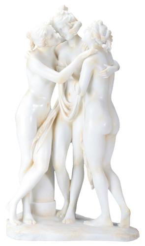 Three Graces Statue Marble